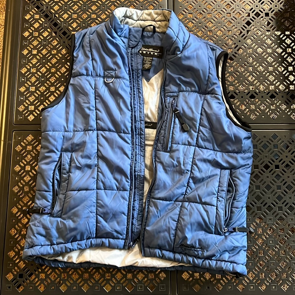 Vintage Eddie Bauer insulated vest.